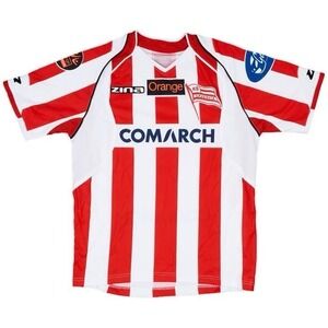 KS Cracovia Vintage Zina Soccer Jersey 2007–09 Polish Football Youth Large
